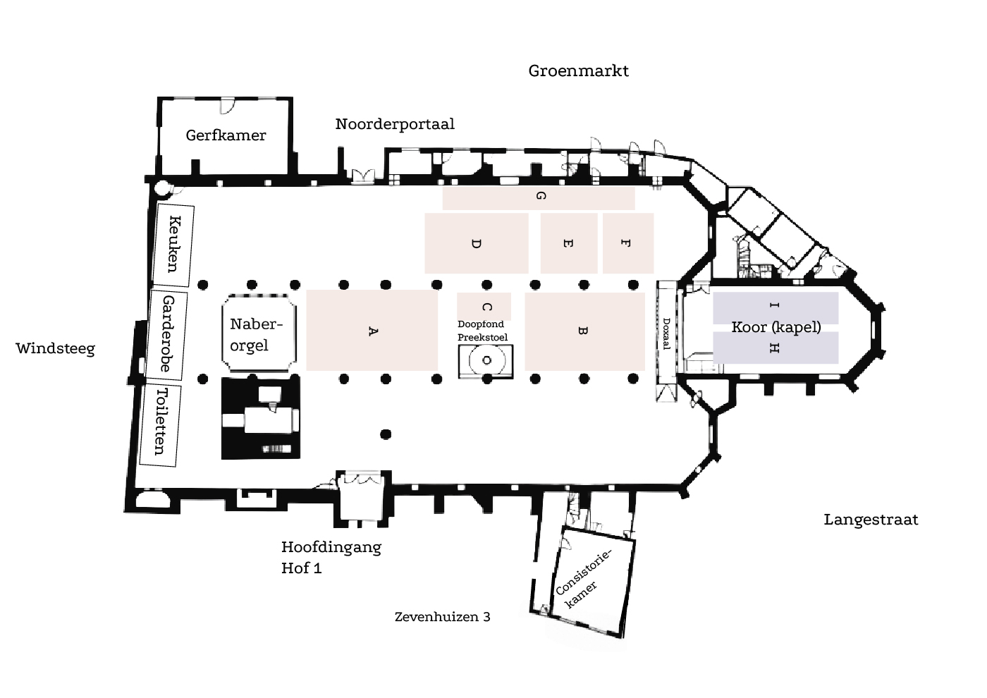 Bewerkbestand plattegrond incl placering - horizontaal